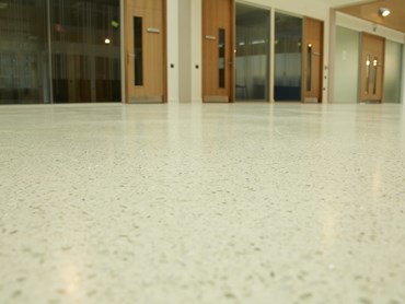Mondéco Rapide revitalises terrazzo flooring 