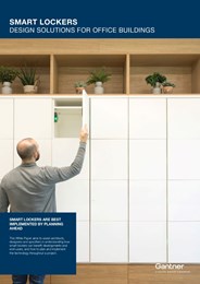 Smart lockers: Design solutions for office buildings
