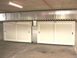 Basement car park storage available from Qwik-Store Custom Storage Lockers