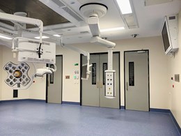 X-ray compliant GRP swing doors installed at Roma hospital