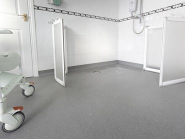 Slip resistant and hygienic Altro safety flooring 
