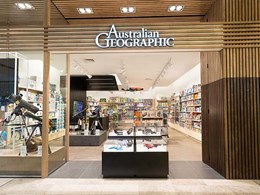 LED-based retail lighting design conceptualised for Australian Geographic stores