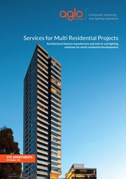 Services for multi-residential projects: Architectural end-to-end lighting solutions for multi-residential developments
