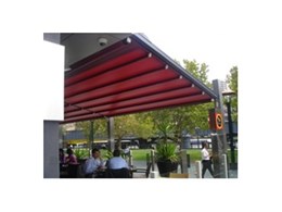 Retractable roof systems from Viva Sunscreens installed at Riverside Quays in Melbourne