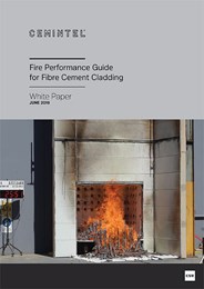 Fire performance guide for fibre cement cladding