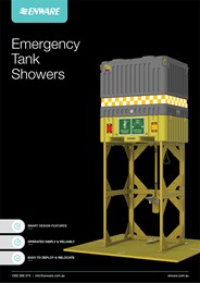 Emergency tank showers