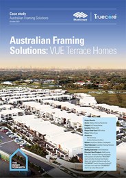 Australian framing solutions: Vue terrace homes