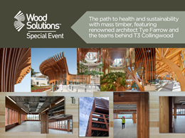 WoodSolutions special event: The path to health & sustainability with mass timber