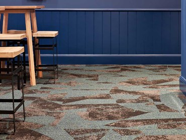 Club Auburn's spaces were well-defined by Signature's modular carpet tiles 