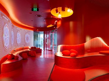 Griffith University Red Zone, Gold Coast Campus, Southport by Cox Rayner. Photography by Christopher Frederick-Jones
