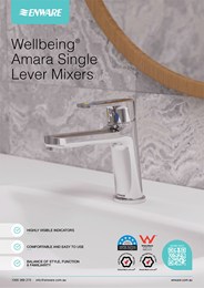 Wellbeing® Amara single lever mixers