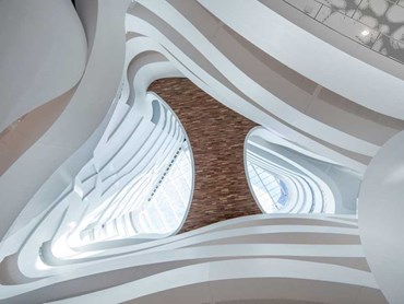 Vogl Fuge seamless acoustic plasterboard ceiling system