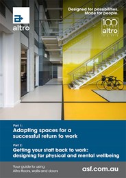 Returning to the workplace: Adapting the workspace for optimal hygiene, safety and mental wellbeing