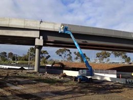 Anti-carbonation coating preventing concrete degradation on new Melbourne Airport bridge