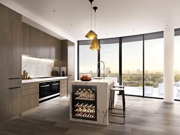 Shannon Bennett&rsquo;s signature kitchen design for the Malvern apartments
