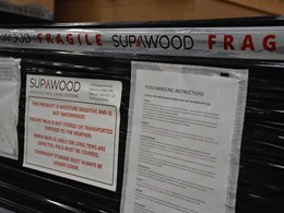 How does Supawood package and deliver their panels?