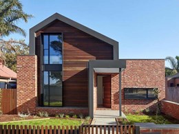 Stylish glazing adds a contemporary edge to designer Melbourne townhouses