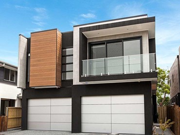 The award-winning Thirroul townhouse project featuring Cemintel cladding