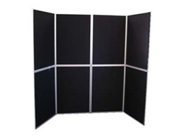 Foldapanel display boards available from Portable Displays Australia