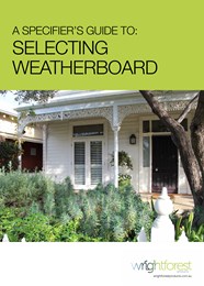 A specifier's guide to selecting weatherboard