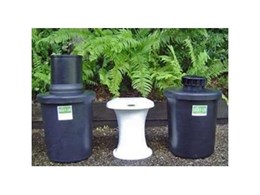 The Classic 650 composting toilet systems from Ecoflo Water Management