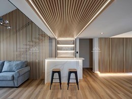 NewTechWood timber look cladding adds warmth and appeal to interiors in Atwell home renovation