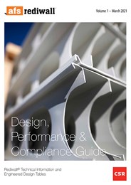 Design, performance & compliance guide: Rediwall® technical information and engineered design tables