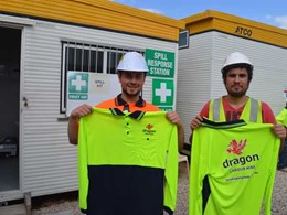 Dragon extends support to R U OK Day at Total Construction site