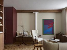 Cedro herringbone floors help designers create timeless vibe in 1930s apartment renovation