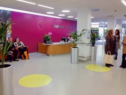 Norament rubber flooring meets high traffic challenges at Guy’s Hospital, London
