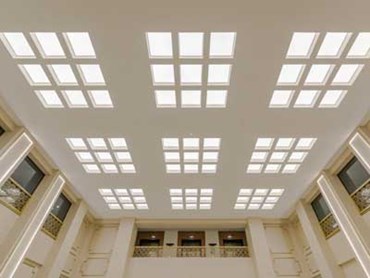 Ensemble acoustical ceiling system at Chancery House
