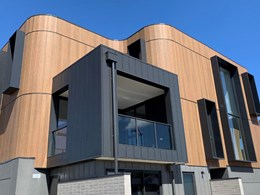 Curves enabled by Cemintel Territory panels turn heads at Geelong townhouses 