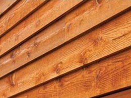 Western Red Cedar timber weatherboards offering natural resistance to rot