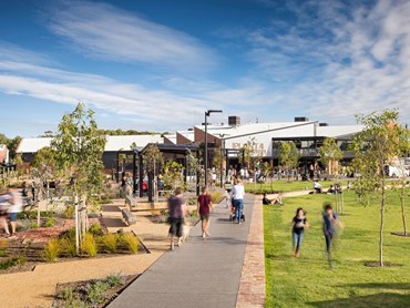 Bowden Town Square by Aspect Studios (SA). Image: Sweet Lime Photo&nbsp;
