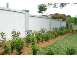 Modular wall panels from Wallmark help create garden feature walls with soundproofing