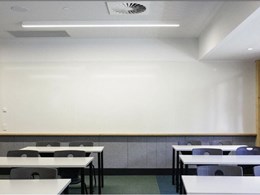 Bespoke acoustic panels and whiteboards installed throughout Xavier College Kew