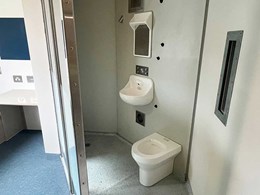 Vandal-resistant, anti-ligature bathroom fittings at Hobart correctional facility