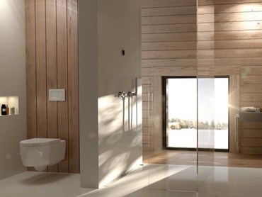 Wood is finding greater acceptance in bathroom design
