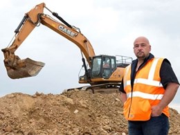 Earthmoving company relies on Case excavator to handle diverse workload