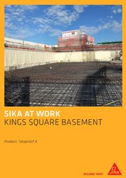  Sika at Work: Kings square basement