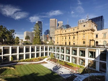 Parliament of Victoria Members' Annexe, Peter Elliott Architecture (Photo John Gollings)