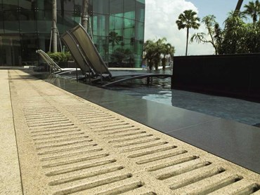 Jonite pool grates are child-safe, slip-resistant, heat-resistant, and environment-friendly