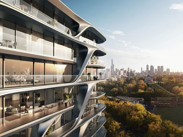 Zaha Hadid Architects&#39; most recent Australian project, Mayfair, is soon to launch in Melbourne. Image: ZHA
