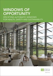 Windows of opportunity: Specifying automatic windows for health, safety and sustainability