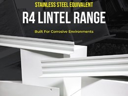 Galintel duplex-coated R4 steel lintels – built to resist corrosion