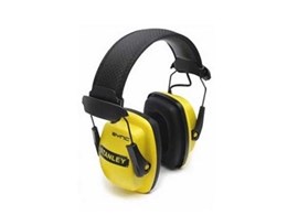 Stanley Sync stereo earmuffs available from Honeywell Safety Products