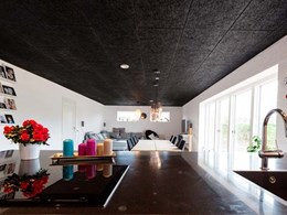 Troldtekt acoustic ceiling tiles transform home into a modern smart space