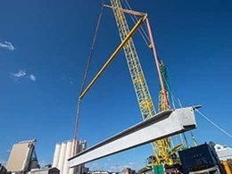 Kennards Hire helps lift concrete girders in Toowoomba roadway project