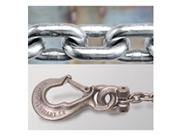 Cromox stainless steel lifting chains available from Bridco