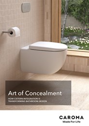 Art of concealment: How cistern integration is transforming bathroom design